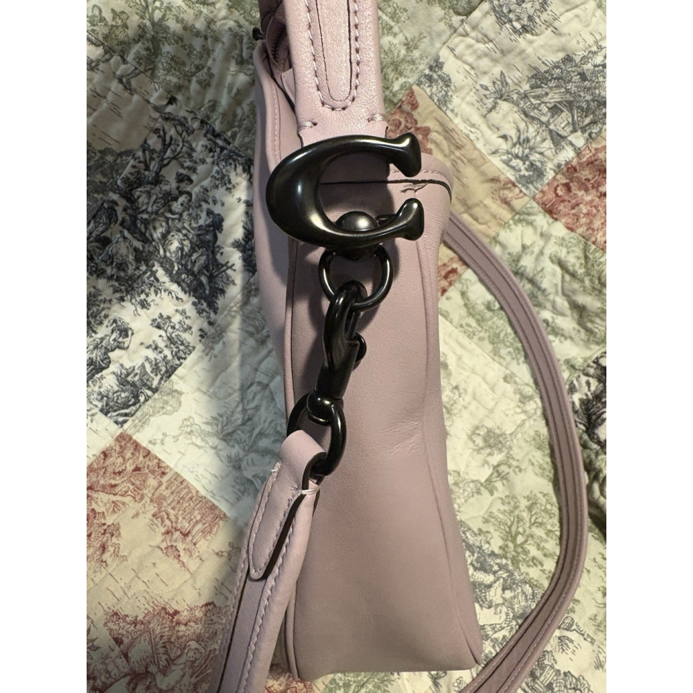 COACH Soft Tabby Hobo in Lilac Purple & Gunmetal Crossbody Shoulder Bag - Picture 9 of 16
